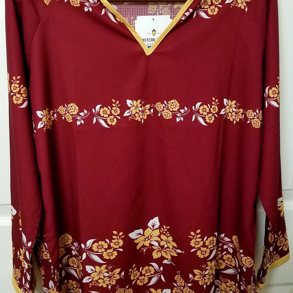 Silk Blouse Florida Seminoles